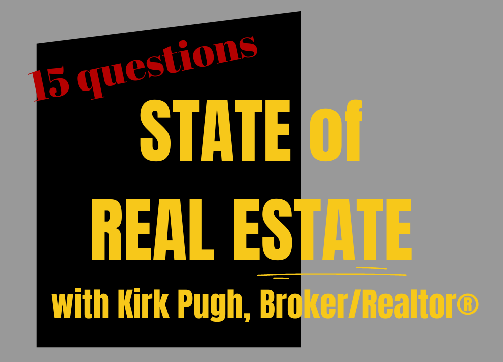 15 state of real estate questions